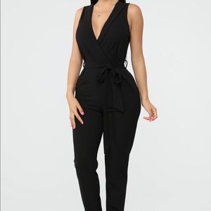 Sleeveless Jumpsuit - Black